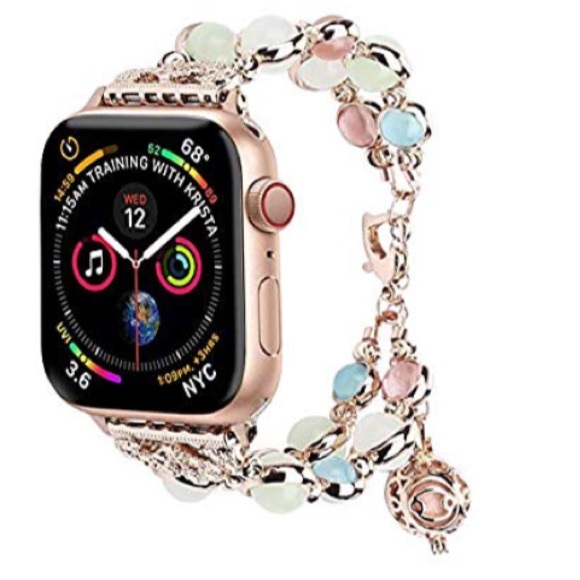 Accessories - For IWatch Band 38/40/4242/44/45mm Adjustable Wristband Night Luminous Pearl